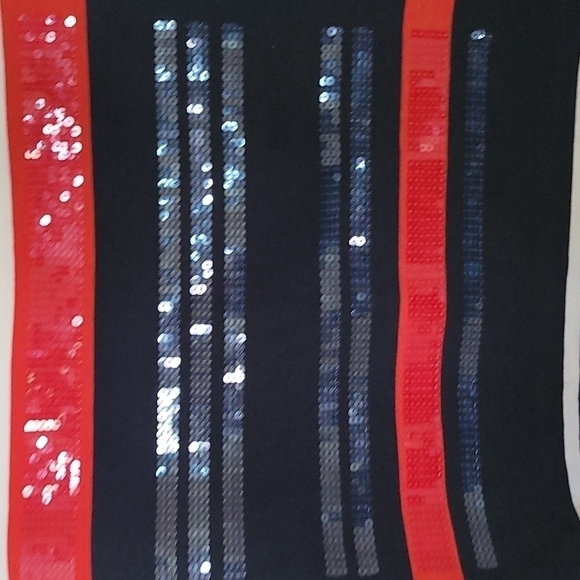 Onque Casual  Red White and Blue  Top Size PL - Picture 4 of 4